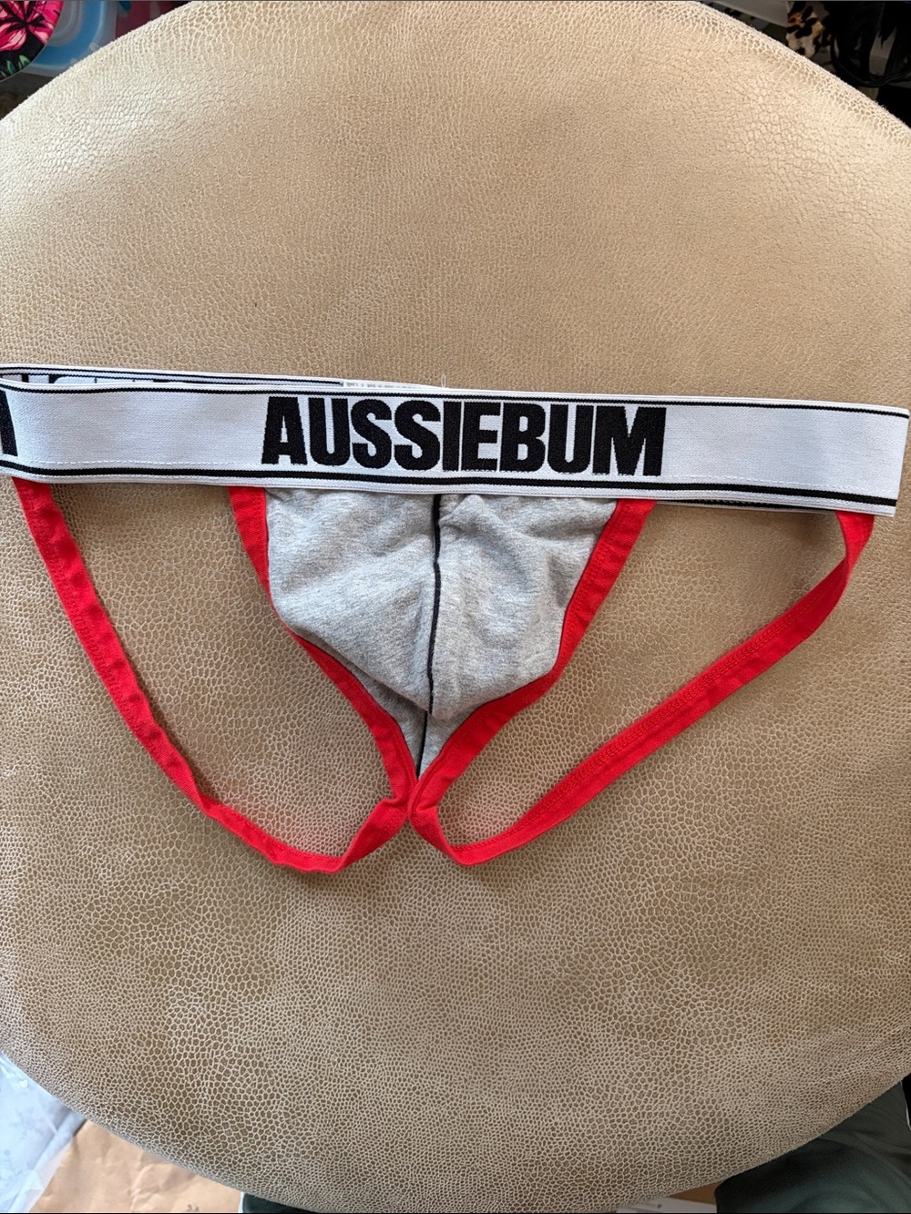 Aussiebum HomeRun Grey Marle Jockstrap Made in Australia  "Medium"